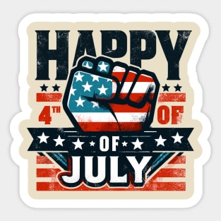 Happy 4th of July Sticker